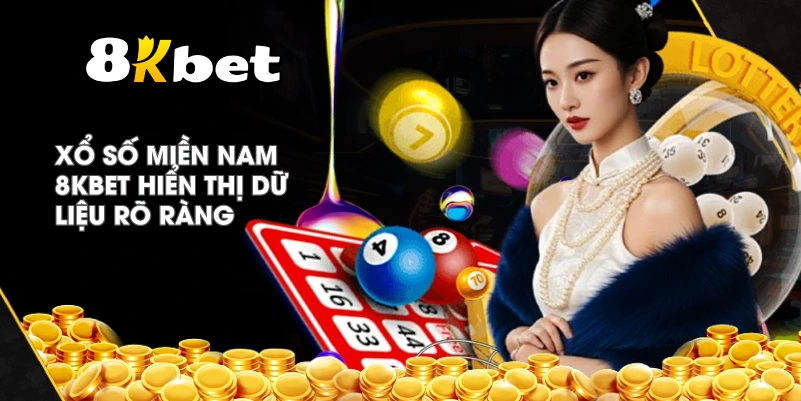 Xổ Số Miền Nam 8KBET hiển thị dữ liệu rõ ràng